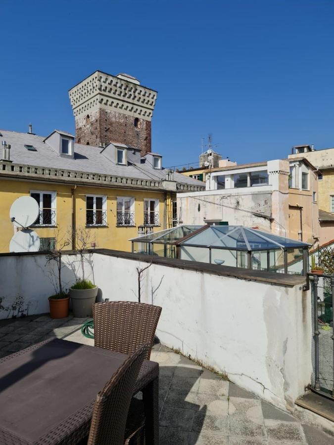Doge Cambiaso- Davanti All'Acquario - Grande Terrazza Privata - Palazzo Nobiliare Storico Генуя Екстер'єр фото